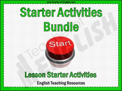 Starter Activities Bundle Teaching Resources